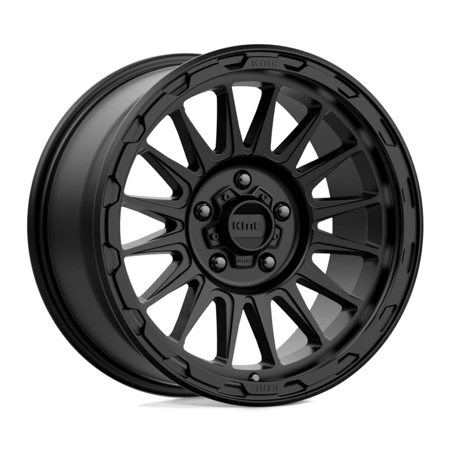 KMC KM542 IMPACT 18x9 ET18 5x127 71.50mm SATIN BLACK (Load Rated 1134kg)