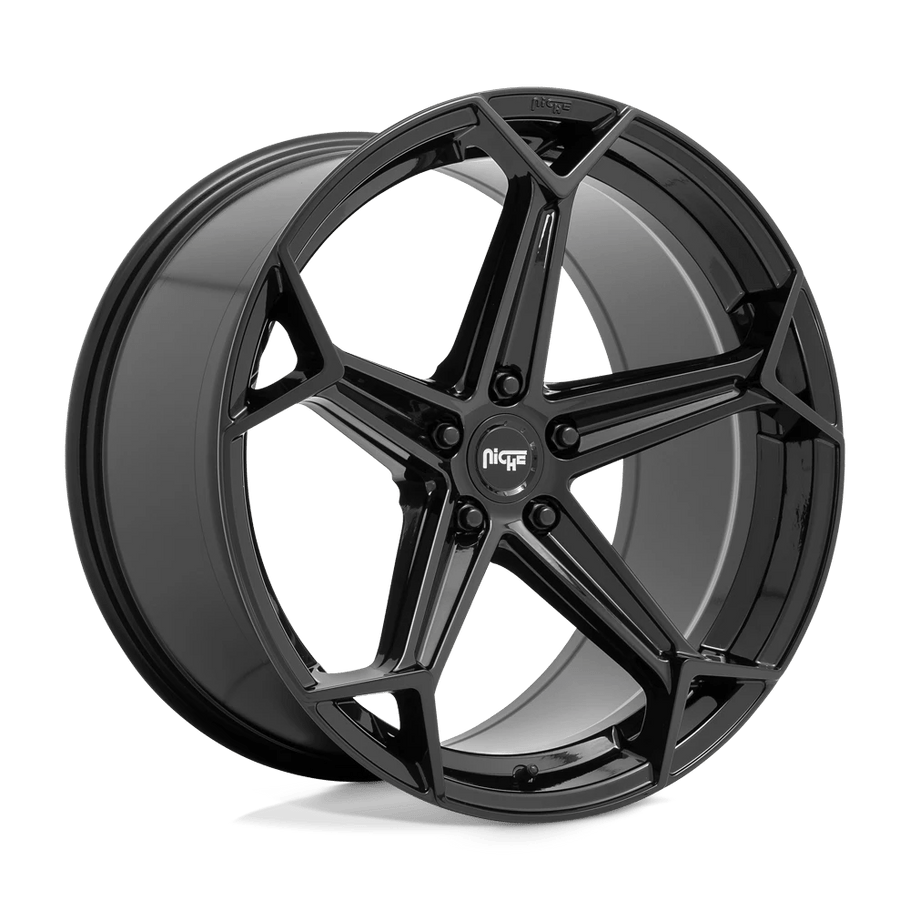 Niche N258 ARROW 20x10.5 ET40 5x114.3 72.56mm GLOSS BLACK (Load Rated 816kg)