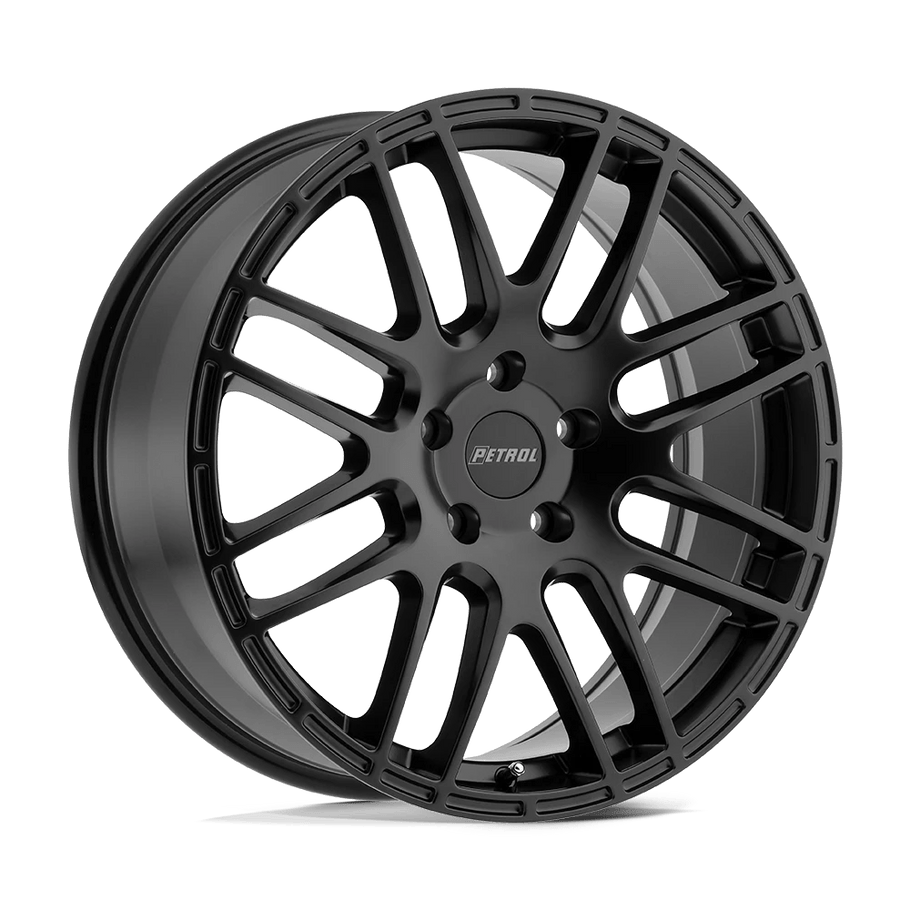 Petrol P6A 17x7.5 ET40 5x110 72.10mm MATTE BLACK (Load Rated 771kg)