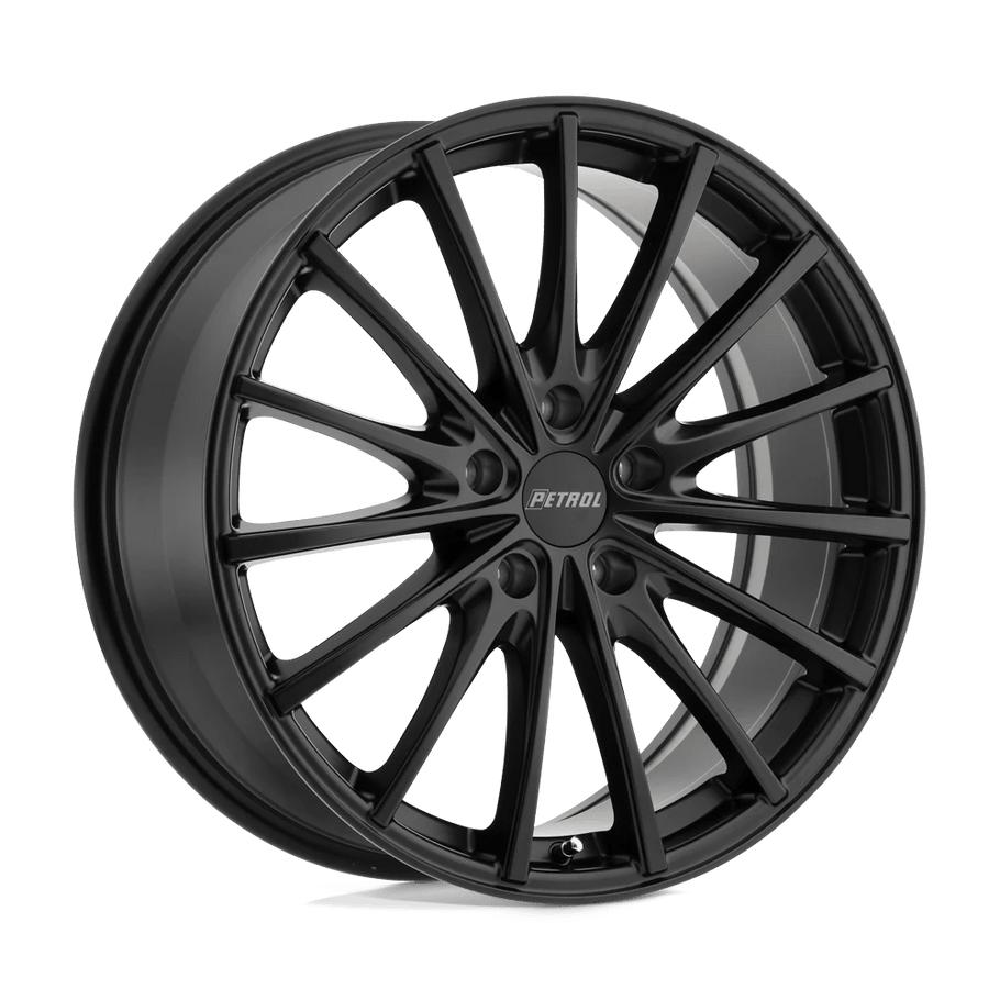 Petrol P3A 17x8 ET40 5x110 72.10mm MATTE BLACK (Load Rated 771kg)