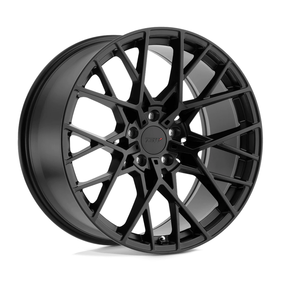 TSW SEBRING 17x8 ET42 5x112 72.10mm MATTE BLACK (Load Rated 907kg)