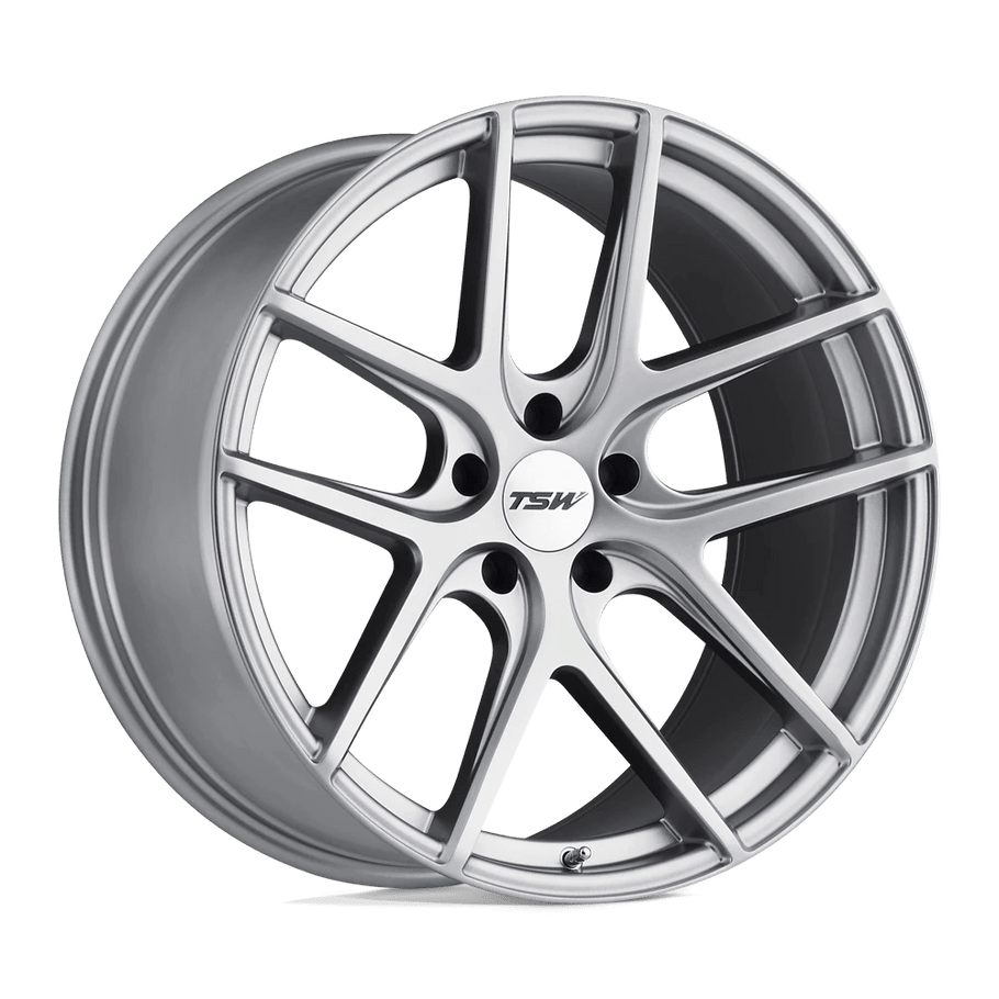 TSW GENEVA 18x9.5 ET39 5x120 76.10mm MATTE TITANIUM SILVER (Load Rated 612kg)