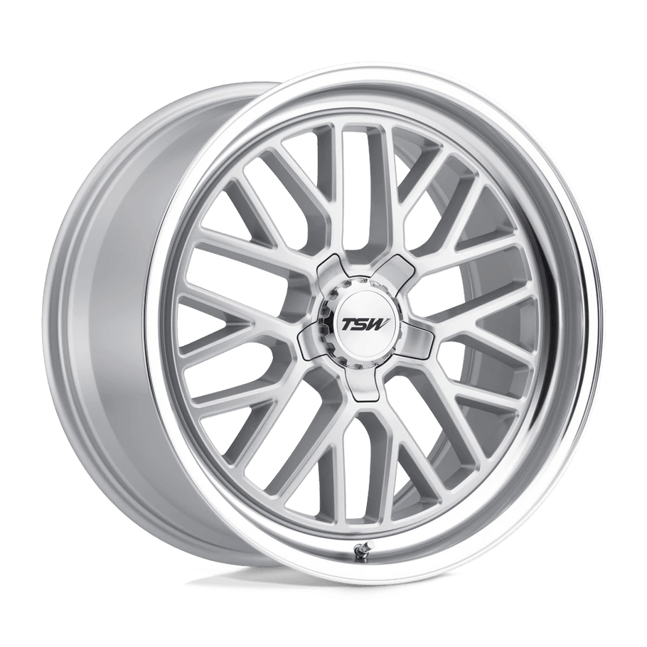 TSW HOCKENHEIM S 18x9.5 ET20 5x114.3 76.10mm SILVER W/ MIRROR CUT LIP (Load Rated 907kg)