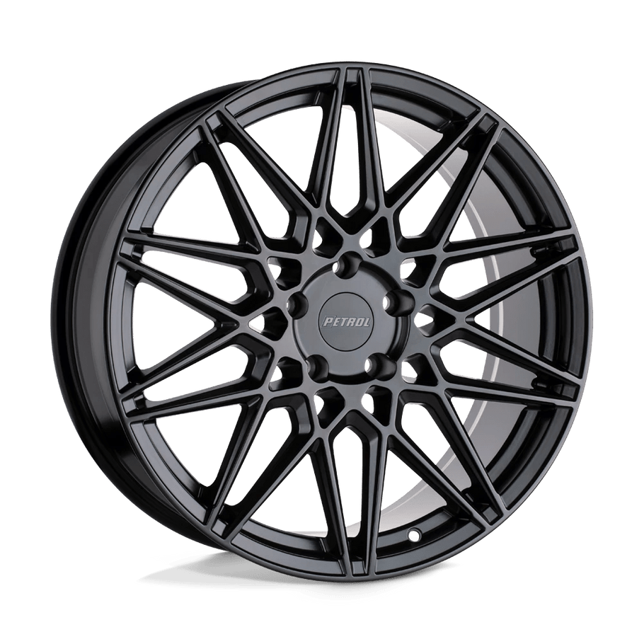 Petrol P3C 19x8 ET40 5x108 72.10mm SEMI GLOSS BLACK (Load Rated 771kg)