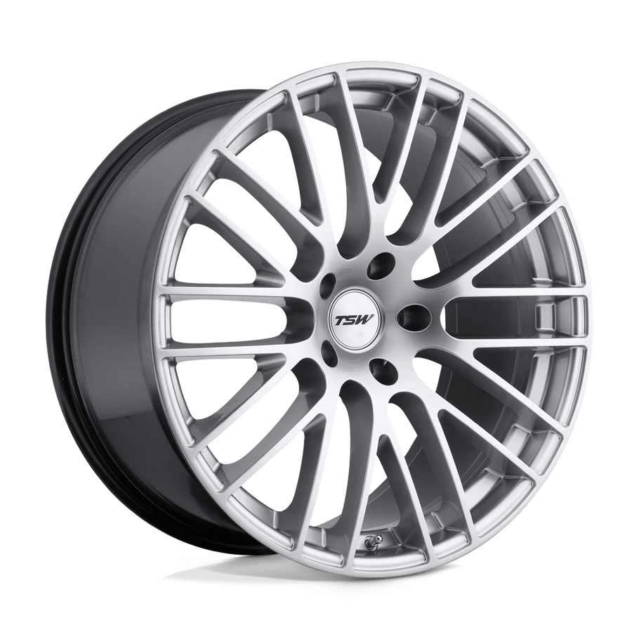 TSW MAX 19x9.5 ET45 5x120 76.10mm HYPER SILVER (Load Rated 898kg)