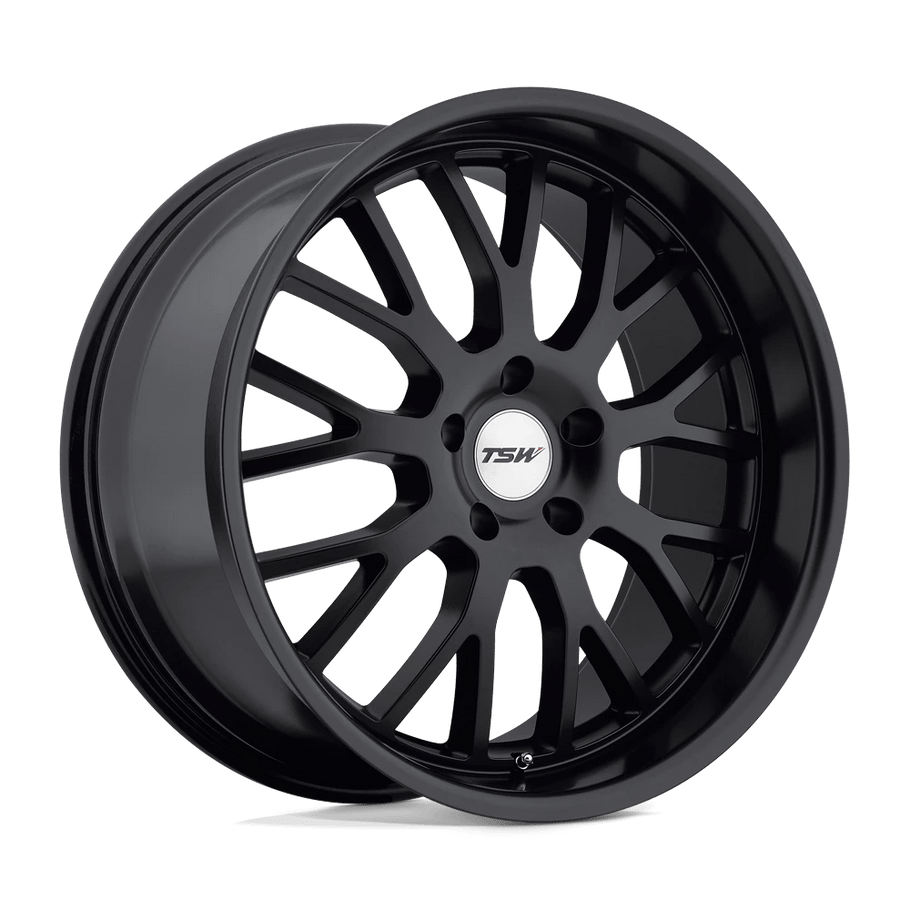 TSW TREMBLANT 19x9.5 ET20 5x114.3 76.10mm MATTE BLACK (Load Rated 898kg)