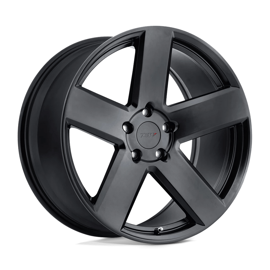 TSW BRISTOL 20x10.5 ET44 5x112 66.56mm MATTE BLACK (Load Rated 898kg)