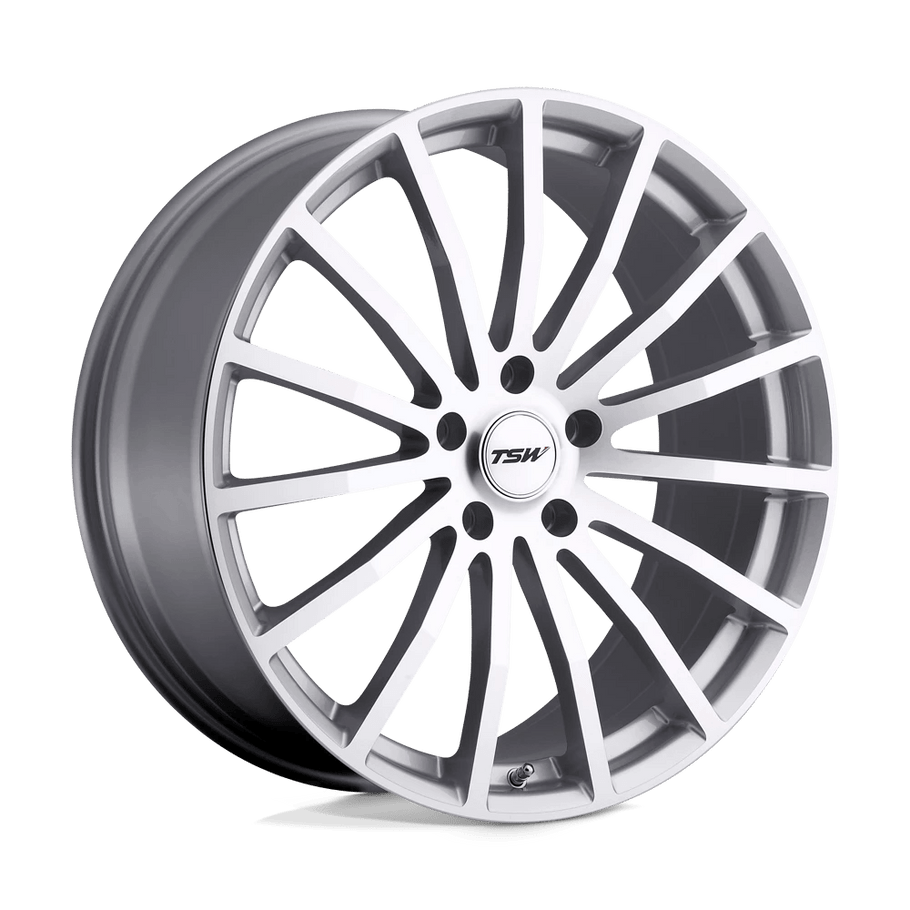 TSW MALLORY 20x10 ET40 5x114.3 76.10mm SILVER W/ MIRROR CUT FACE (Load Rated 873kg)