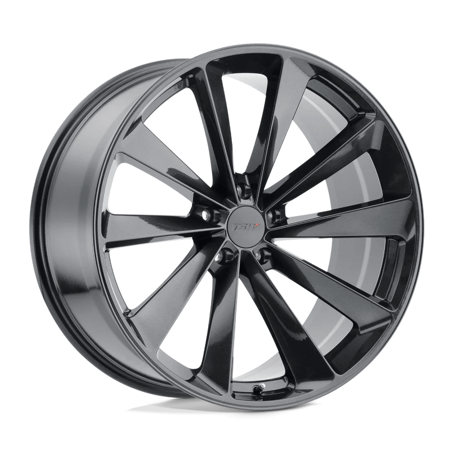 TSW AILERON 21x10.5 ET38 5x112 66.56mm METALLIC GUNMETAL (Load Rated 907kg)