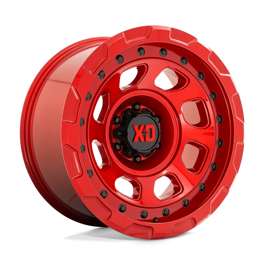 XD XD861 STORM 17x9 ET0 5x127 71.50mm CANDY RED (Load Rated 1134kg)