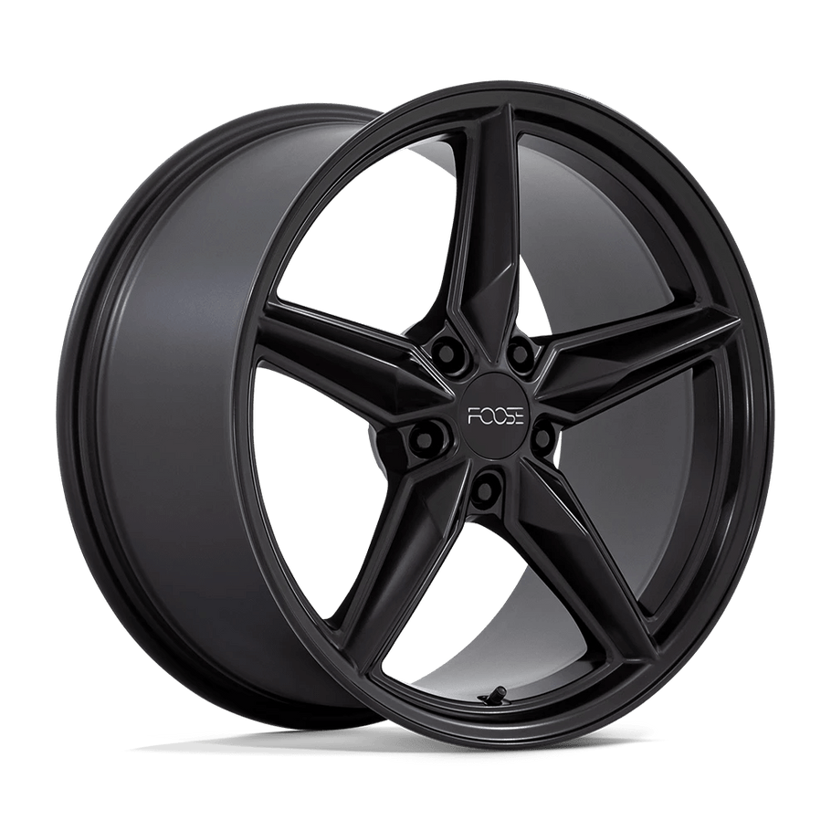 Foose F175 CF8 19x9.5 ET45 5x120 67.06mm MATTE BLACK (Load Rated 726kg)