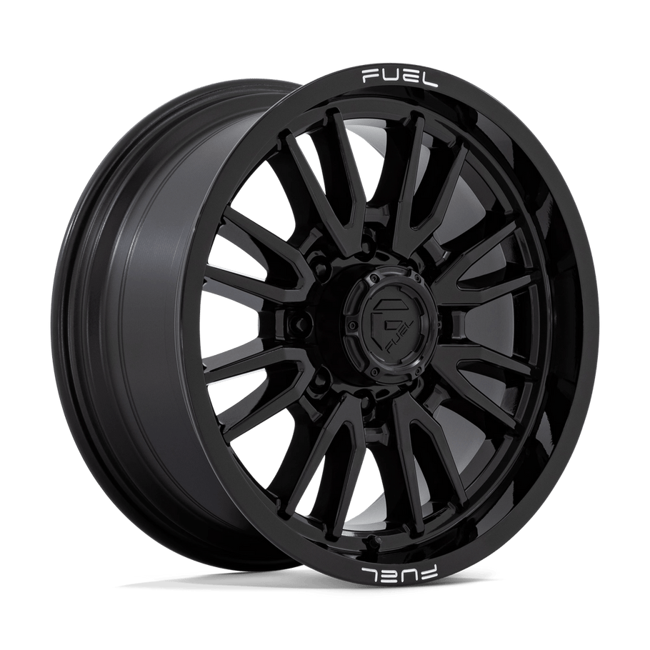 Fuel D760 CLASH 20x9 ET20 8x180 124.20mm GLOSS BLACK (Load Rated 1678kg)