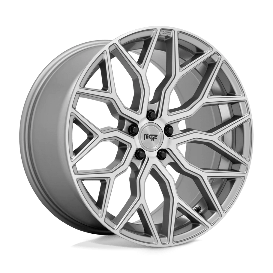 Niche M265 MAZZANTI 20x9 ET35 5x120 72.56mm ANTHRACITE BRUSHED TINT CLEAR (Load Rated 816kg)