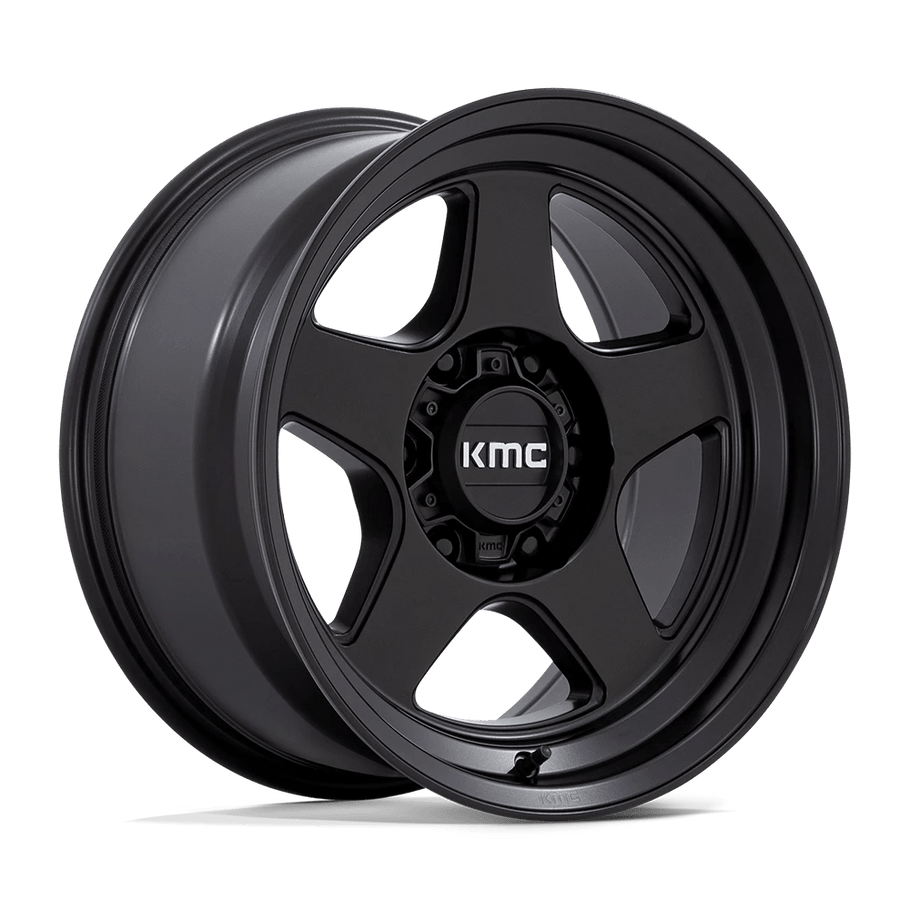 KMC KM728 LOBO 17x8.5 ET-10 6x135 87.10mm MATTE BLACK (Load Rated 1134kg)