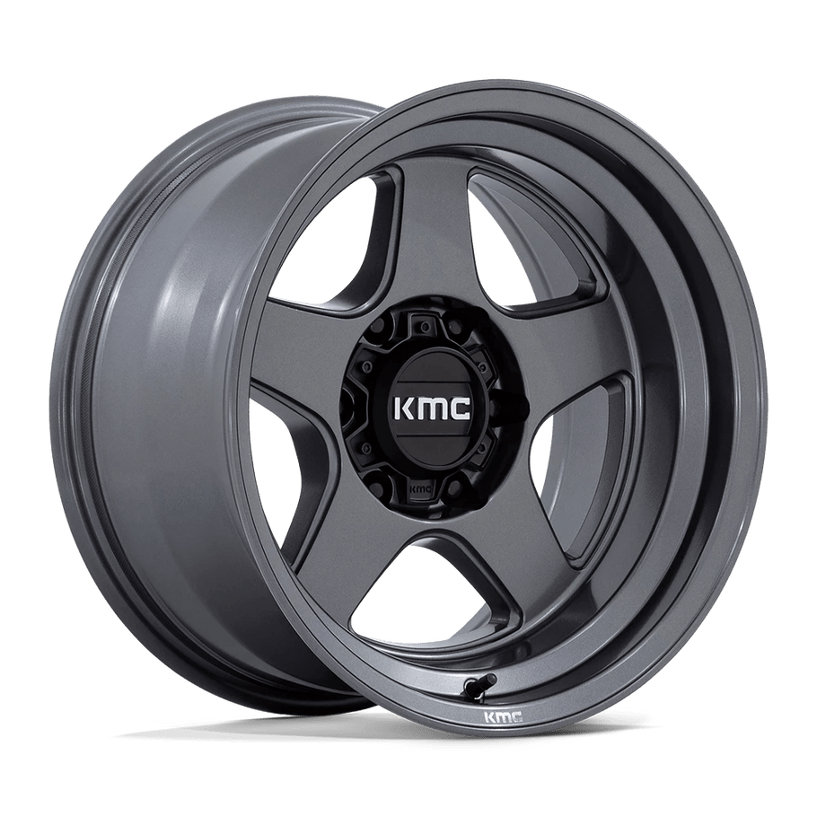 KMC KM728 LOBO 17x8.5 ET-10 5x127 71.50mm MATTE ANTHRACITE (Load Rated 1134kg)