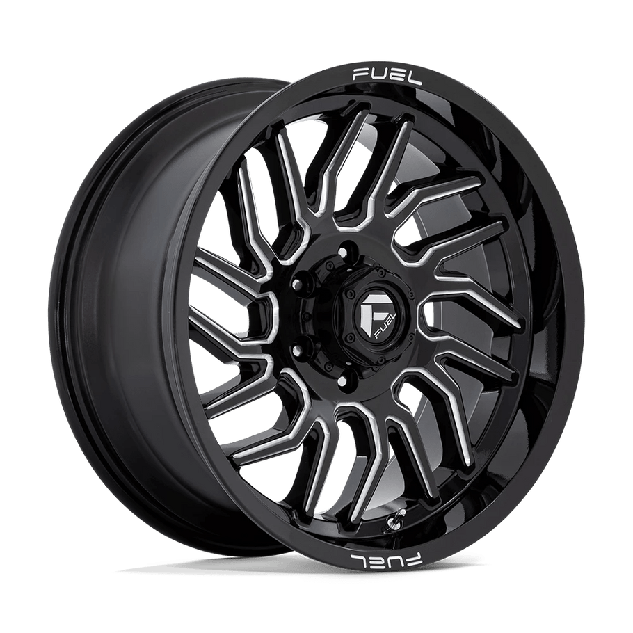 Fuel D807 HURRICANE 20x9 ET1 6x139.7 106.10mm GLOSS BLACK MILLED (Load Rated 1134kg)