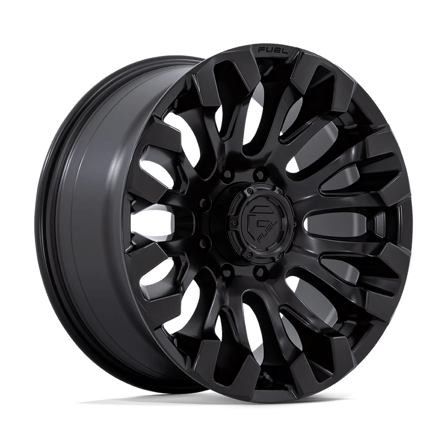 Fuel D831 QUAKE 20x9 ET1 8x165 125.10mm BLACKOUT (Load Rated 1678kg)