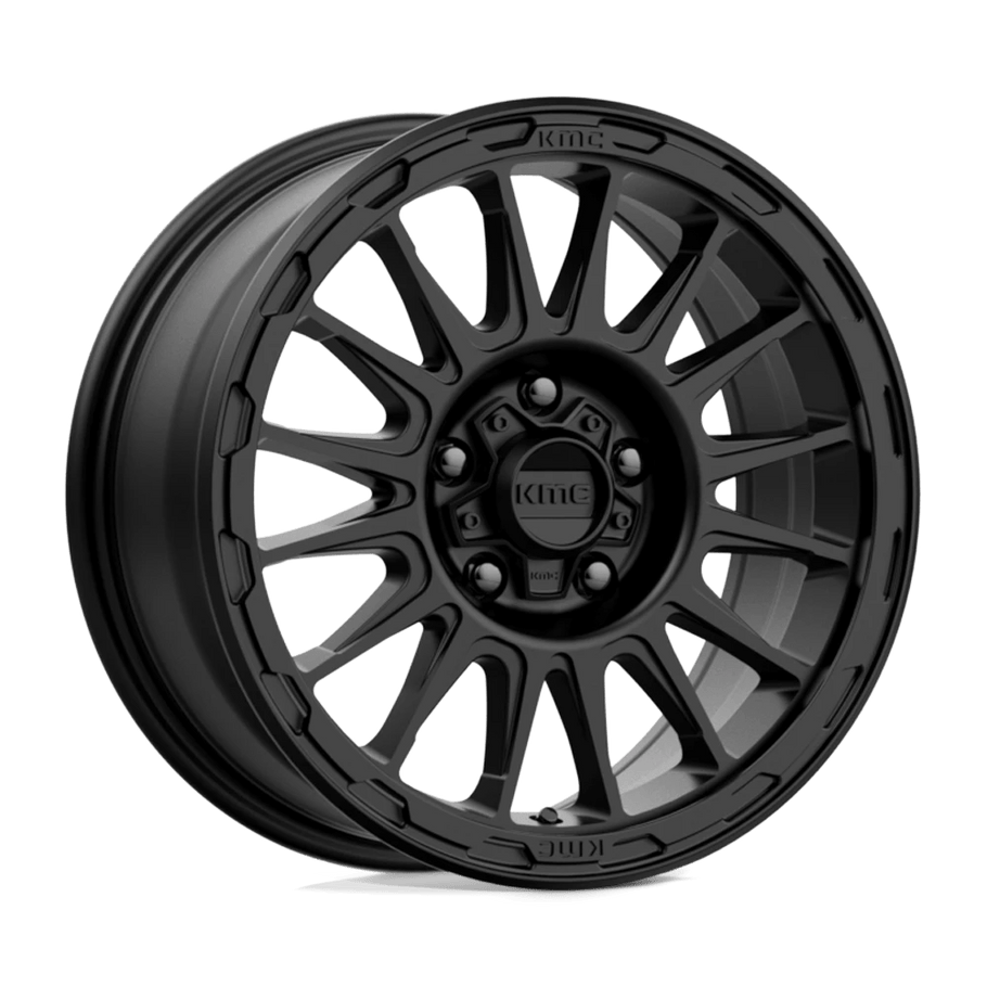 KMC KM542 IMPACT 17x8.5 ET0 5x127 71.50mm SATIN BLACK (Load Rated 1134kg)