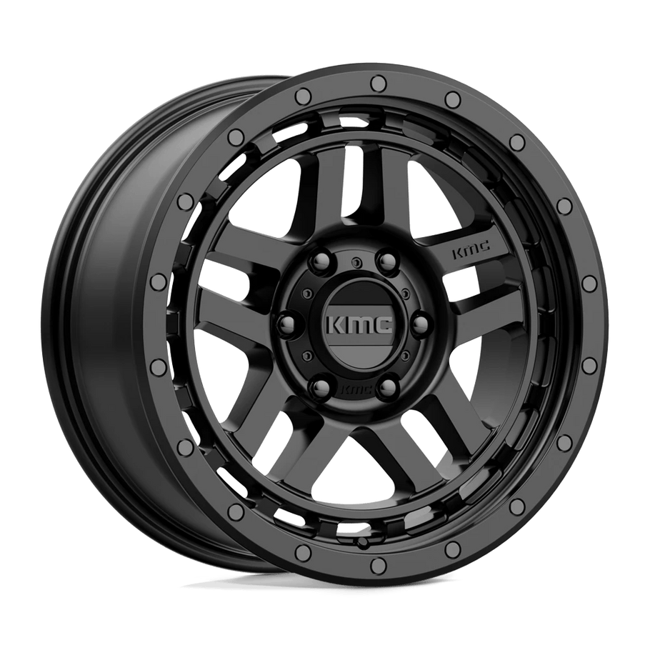 KMC KM540 RECON 18x8.5 ET18 6x139.7 106.10mm SATIN BLACK (Load Rated 1134kg)