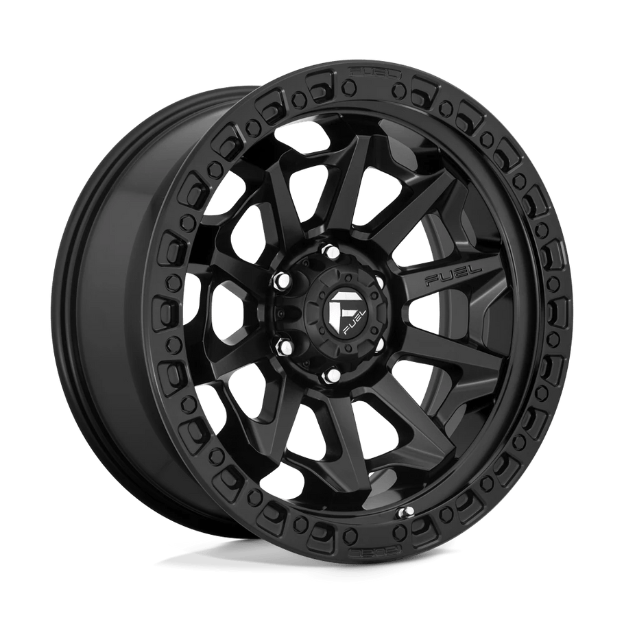Fuel D694 COVERT 17x9 ET1 8x180 124.20mm MATTE BLACK (Load Rated 1678kg)