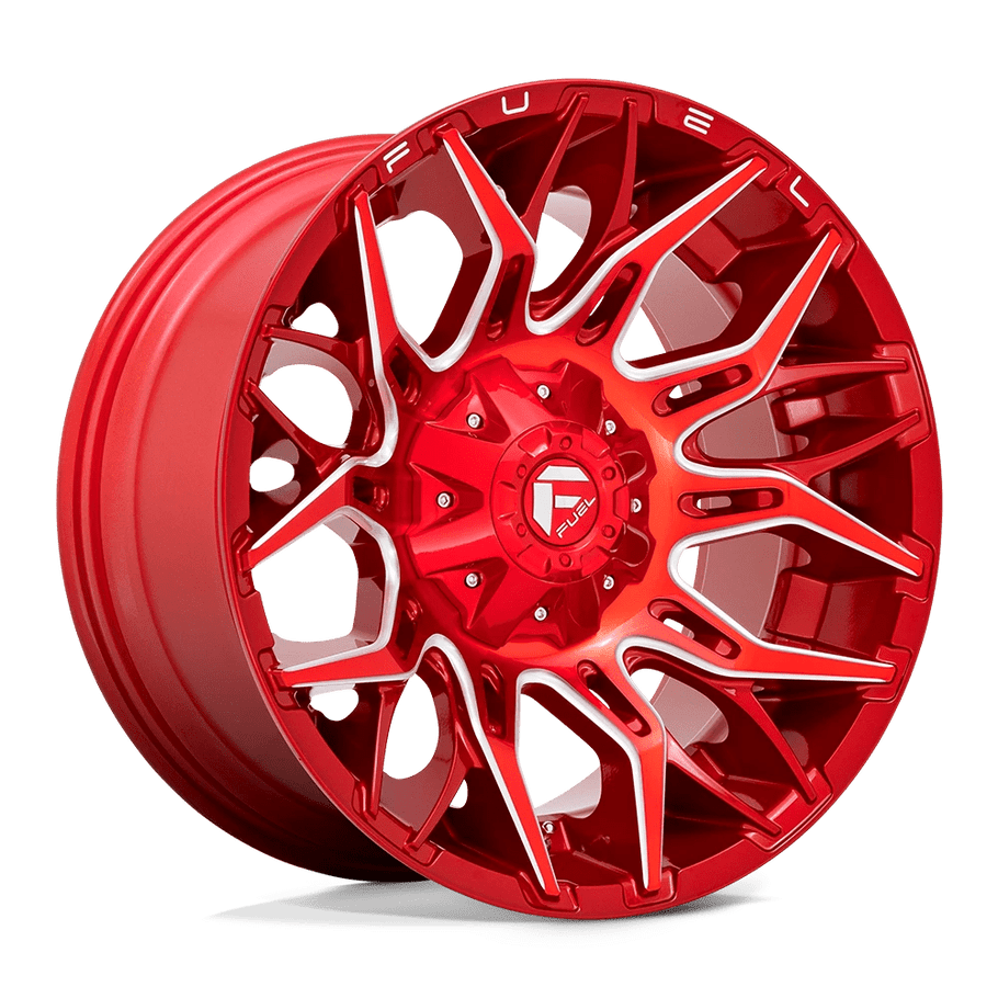 Fuel D771 TWITCH 20x10 ET-18 5x139.7/150 110.10mm CANDY RED MILLED (Load Rated 1134kg)