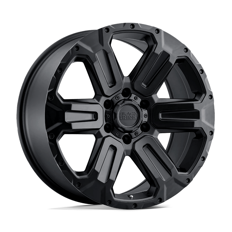 Black Rhino WANAKA 17x8.5 ET35 5x127 71.50mm MATTE BLACK (Load Rated 1020kg)