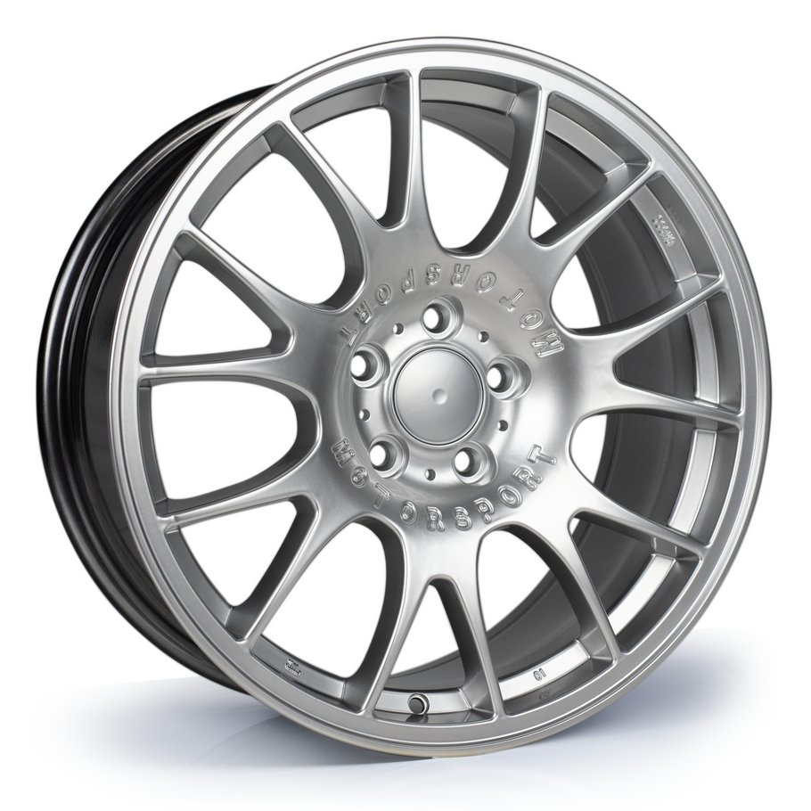 03M CH 18x8 ET45 5x108 Hyper Silver 73.2mm (Load Rated: 690kg) www.srbpower.com