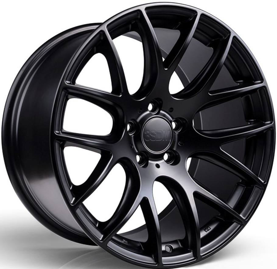 3SDM 0.01-SF 18 inch 5x112 Matt Black www.srbpower.com