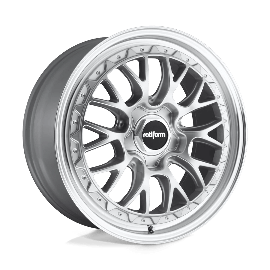 Rotiform R155 LSR 19x10 ET35 5x112 66.56mm GLOSS SILVER MACHINED (Load Rated 726kg)