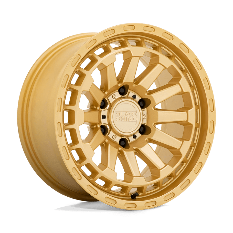 Black Rhino RAID 17x8.5 ET-18 6x139.7 112.10mm GOLD (Load Rated 1134kg)