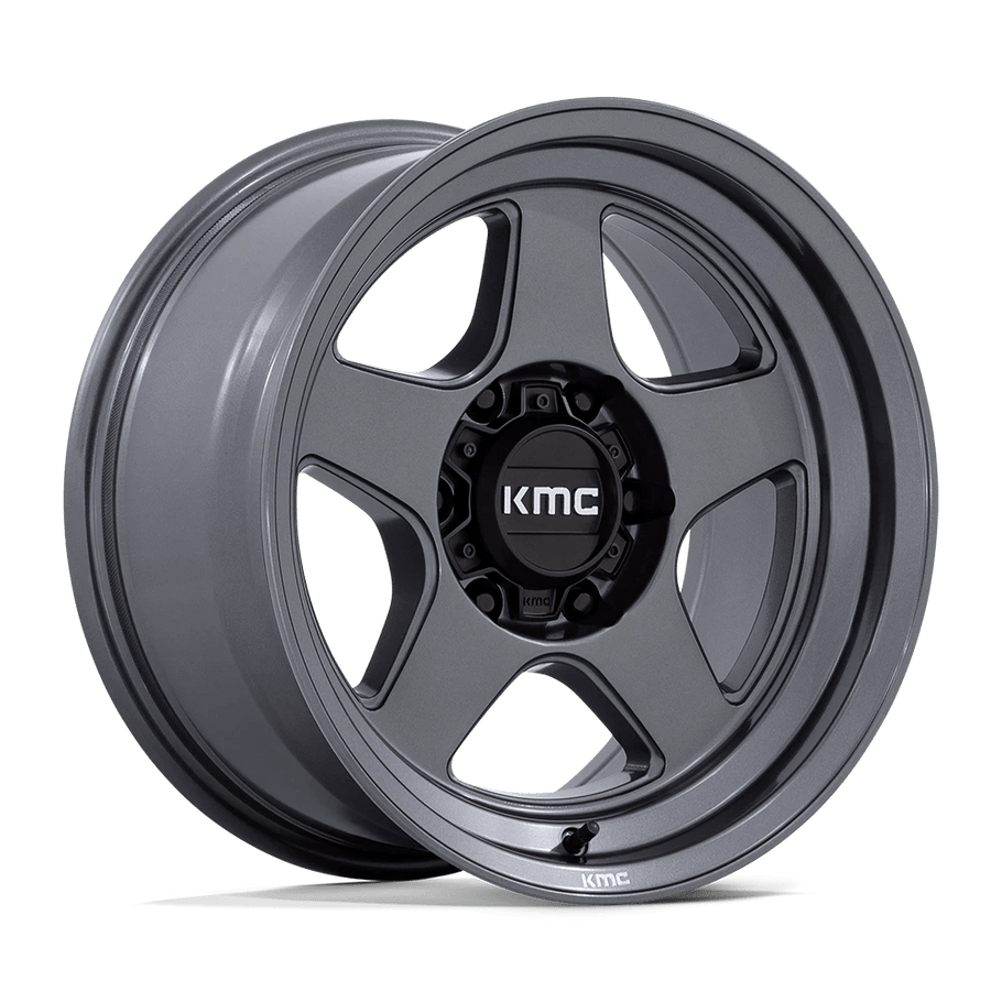 KMC KM728 LOBO 17x8.5 ET-10 6x139.7 106.10mm MATTE ANTHRACITE (Load Rated 1134kg)