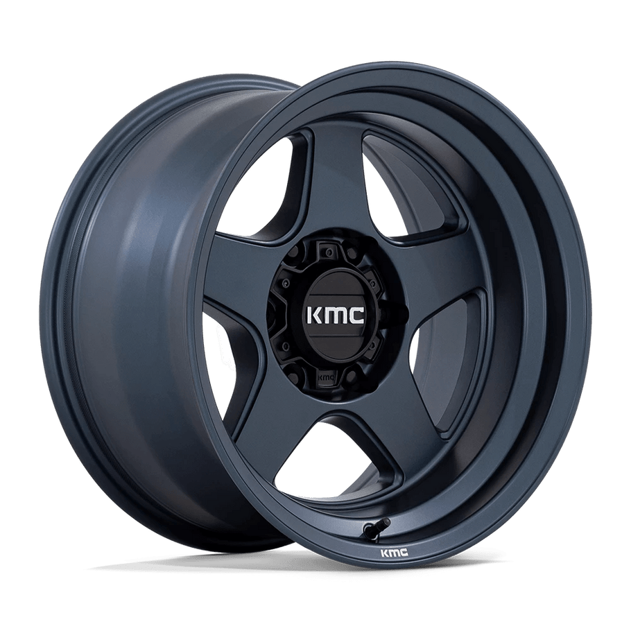 KMC KM728 LOBO 17x9 ET-38 5x127 71.50mm METALLIC BLUE (Load Rated 1134kg)