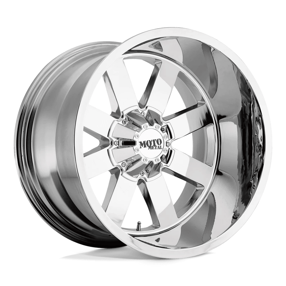 Moto Metal MO962 17x10 ET-24 8x165 125.10mm CHROME (Load Rated 1651kg)