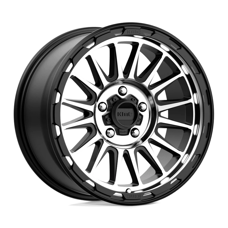 KMC KM542 IMPACT 18x9 ET18 5x127 71.50mm SATIN BLACK MACHINED (Load Rated 1134kg)