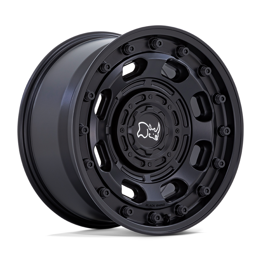 Black Rhino ATLAS 16x8 ET38 6x130 84.10mm MATTE BLACK (Load Rated 1497kg)