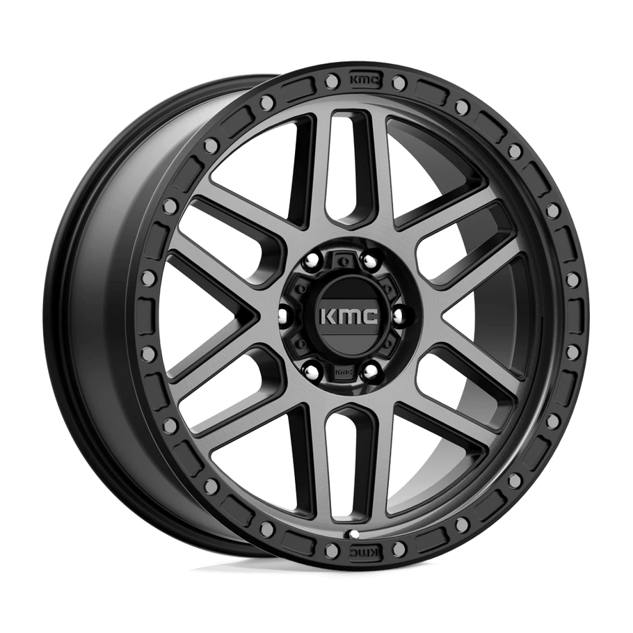 KMC KM544 MESA 20x9 ET18 6x135 87.10mm SATIN BLACK W/ GRAY TINT (Load Rated 1134kg)