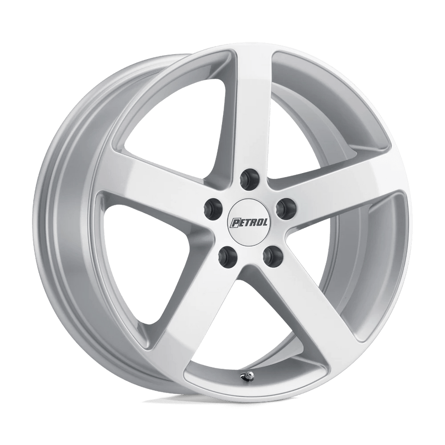 Petrol P3B 16x7 ET38 5x100 72.10mm GLOSS SILVER (Load Rated 771kg)