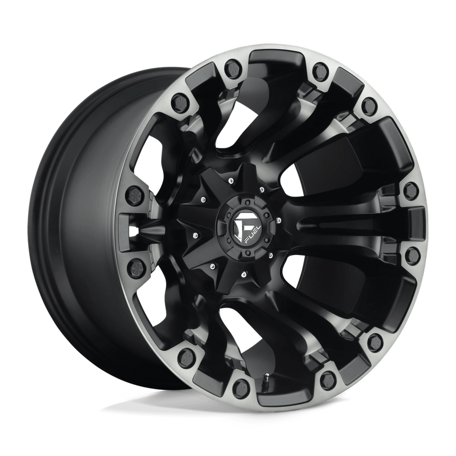 Fuel D851 VAPOR 20x9 ET2 6x135/139.7 106.10mm MATTE BLACK GRAY TINT (Load Rated 1134kg)