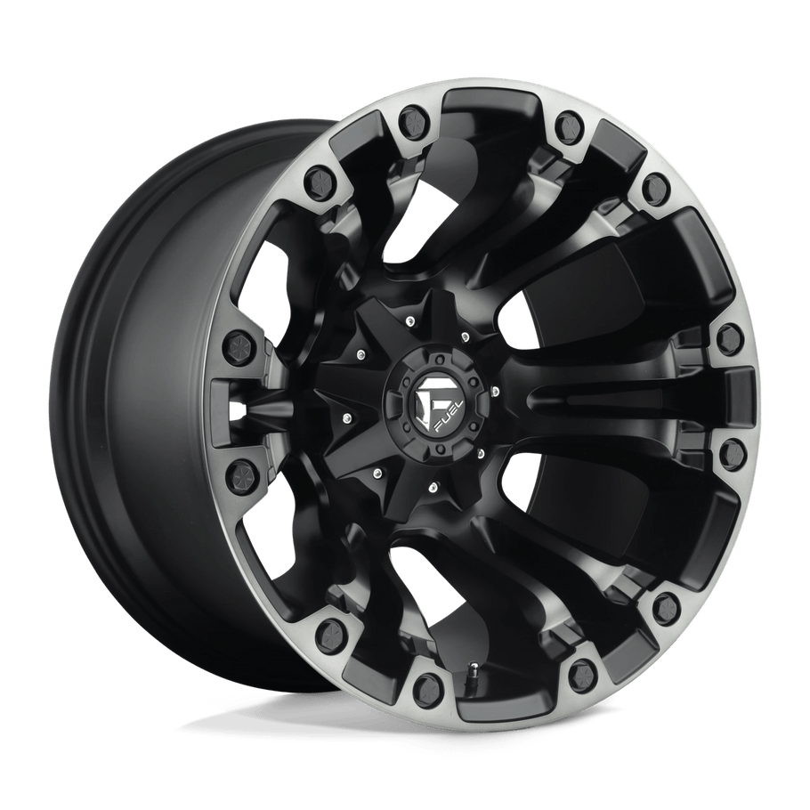 Fuel D851 VAPOR 18x9 ET-12 8x170 125.10mm MATTE BLACK GRAY TINT (Load Rated 1678kg)