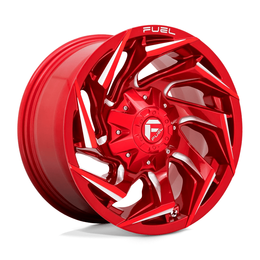 Fuel D754 REACTION 20x9 ET20 6x135/139.7 106.10mm CANDY RED MILLED (Load Rated 1134kg)