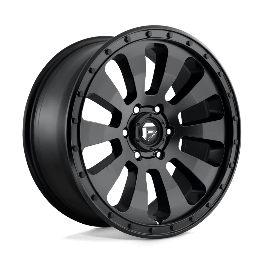 Fuel D630 TACTIC 20x9 ET20 6x139.7 108.00mm MATTE BLACK (Load Rated 1134kg)