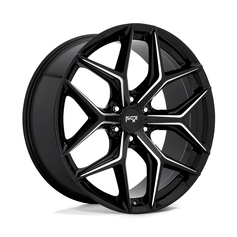 Niche M232 VICE SUV 24x10 ET30 6x135 87.10mm GLOSS BLACK MILLED (Load Rated 1043kg)