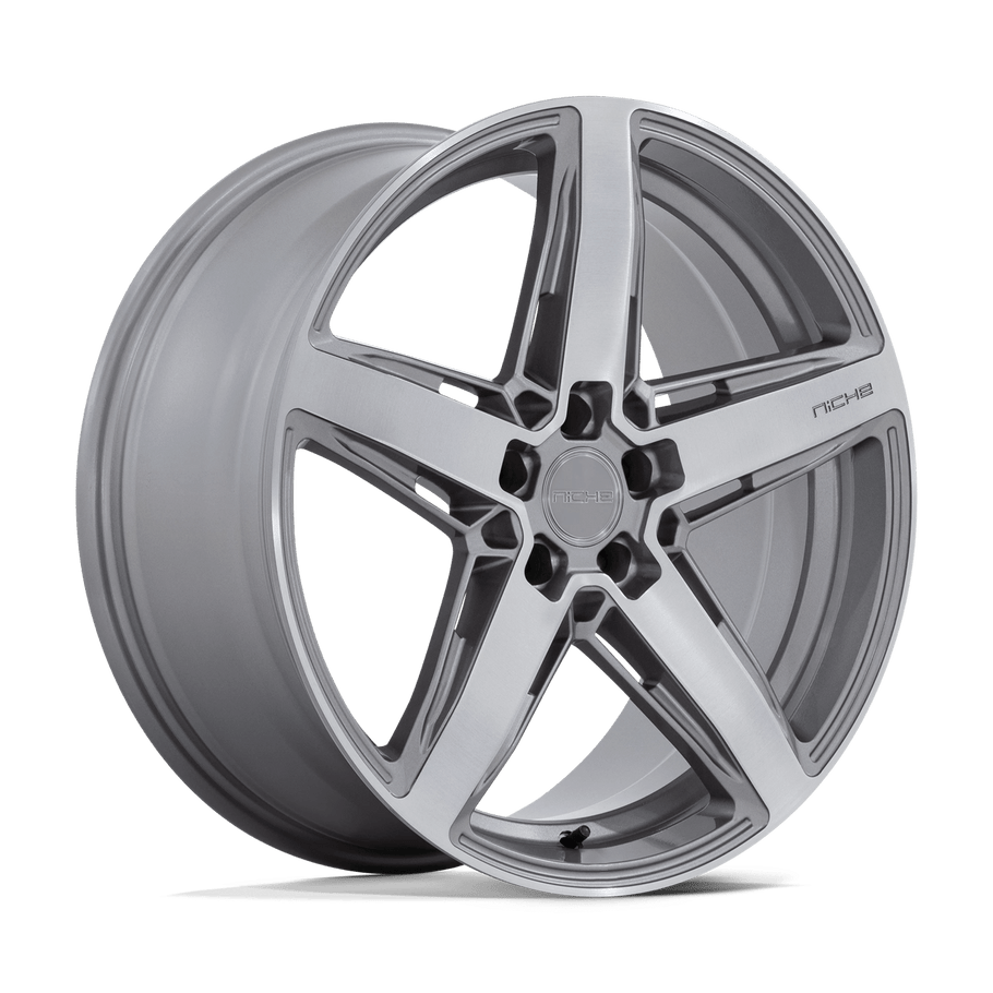 Niche M270 TERAMO 20x9 ET25 5x112 66.56mm ANTHRACITE BRUSHED FACE TINT CLEAR (Load Rated 816kg)