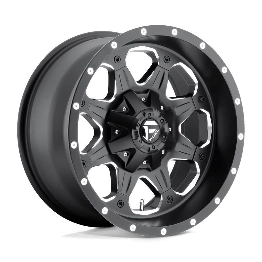 Fuel D534 BOOST 20x9 ET20 6x135/139.7 106.10mm MATTE BLACK MILLED (Load Rated 1134kg)