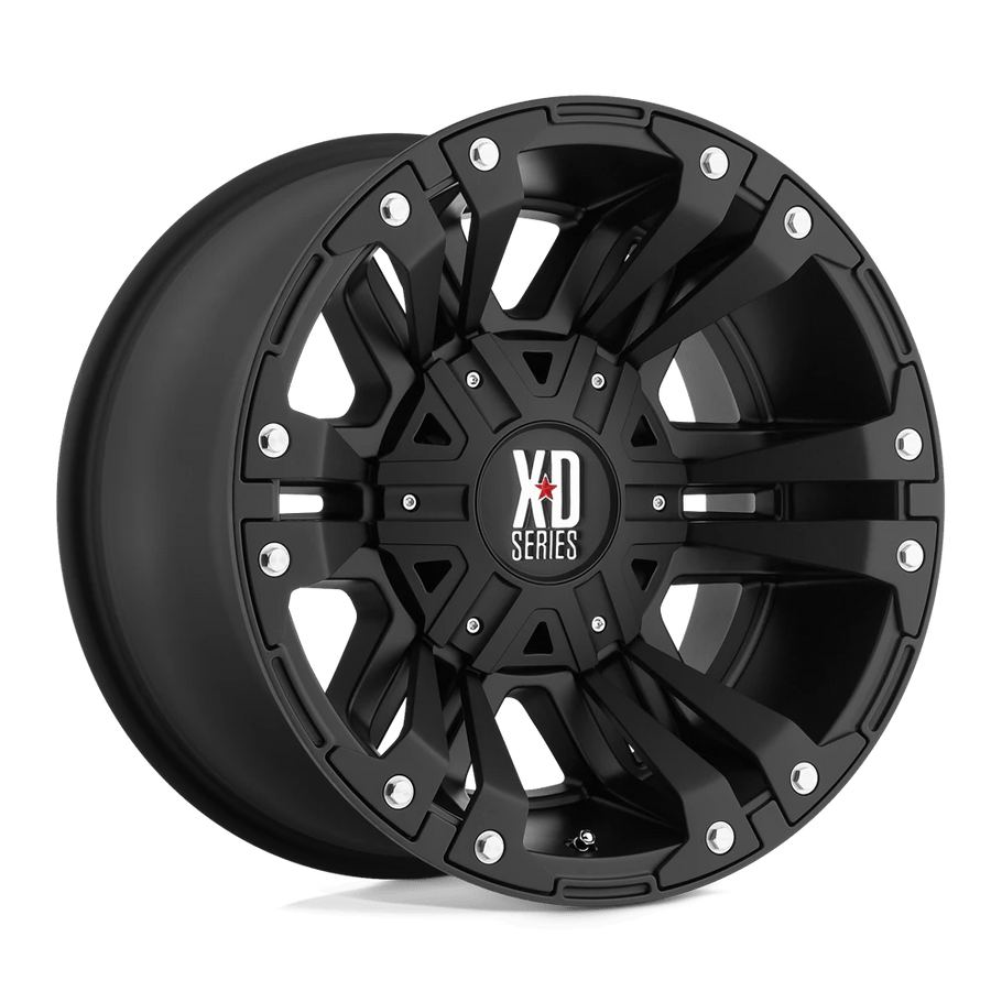 XD XD822 MONSTER II 20x9 ET18 5x127/139.7 78.10mm MATTE BLACK (Load Rated 1134kg)