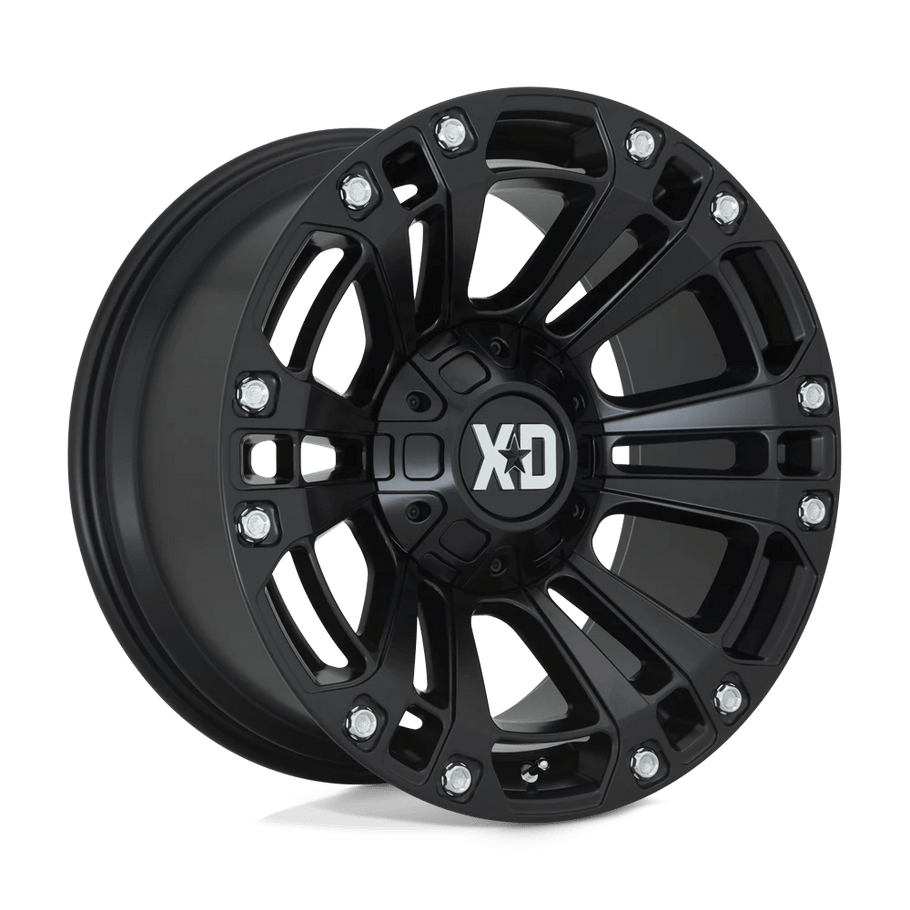 XD XD851 MONSTER 3 20x10 ET-18 8x170 125.10mm SATIN BLACK (Load Rated 1651kg)
