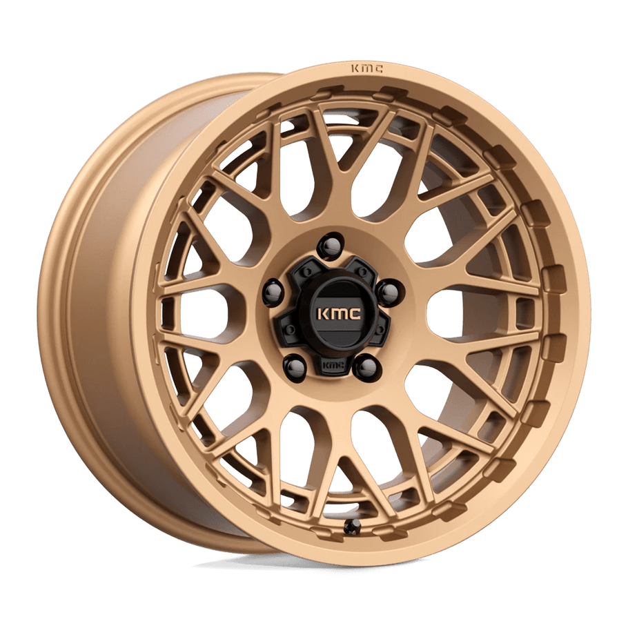 KMC KM722 TECHNIC 17x8.5 ET0 5x127 71.50mm MATTE BRONZE (Load Rated 1134kg)