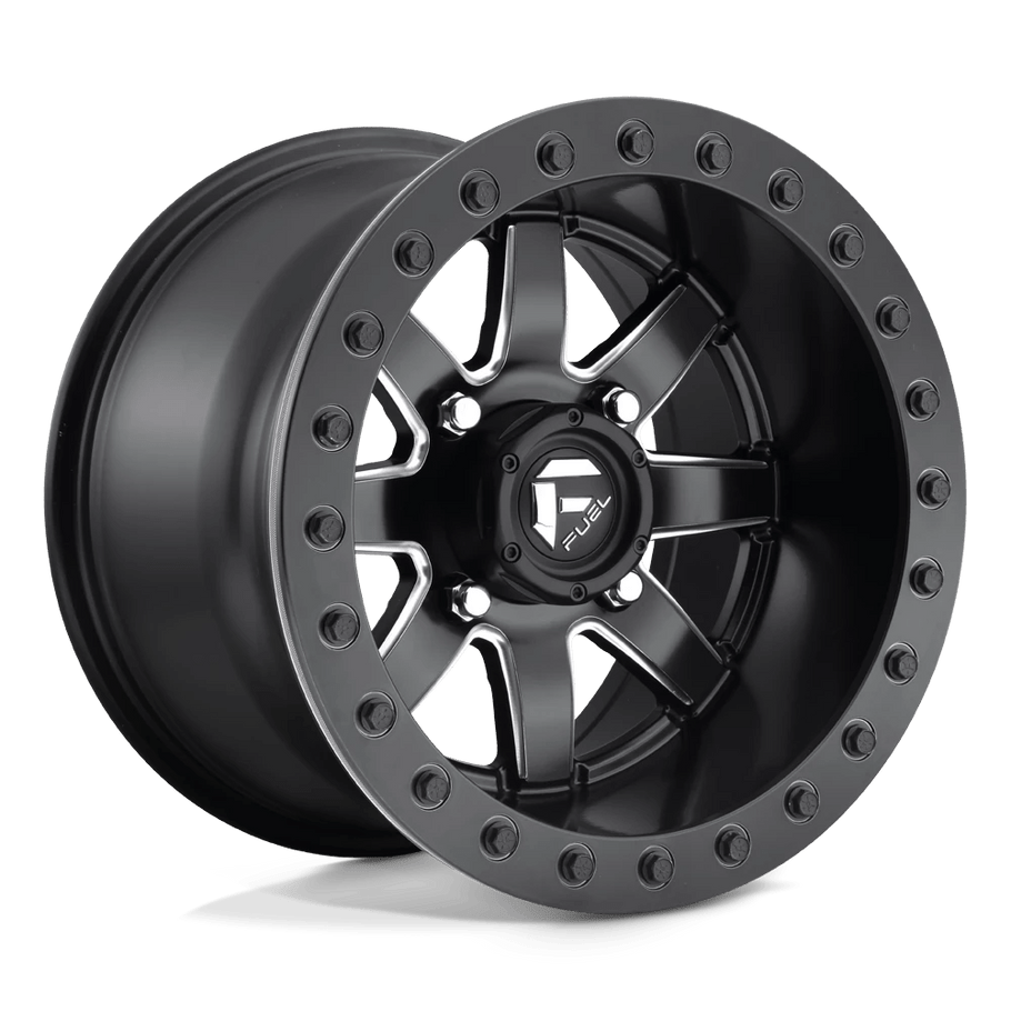 Fuel D928 MAVERICK BEADLOCK 14x8 ET0 4x156 132.00mm MATTE BLACK (Load Rated 454kg)