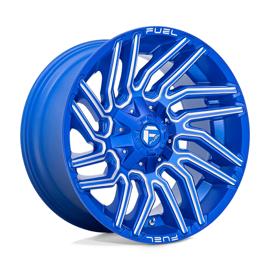 Fuel D774 TYPHOON 20x10 ET-18 6x135/139.7 106.10mm ANODIZED BLUE MILLED (Load Rated 1134kg)