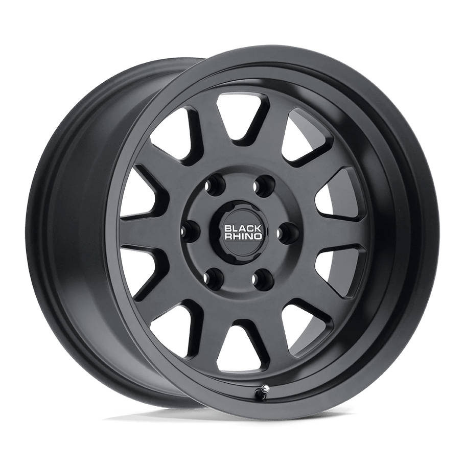 Black Rhino STADIUM 17x9.5 ET-18 5x127 71.50mm MATTE BLACK (Load Rated 1111kg)